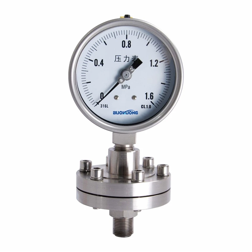 Tomhsaire Brú Séala Diaphragm SS316